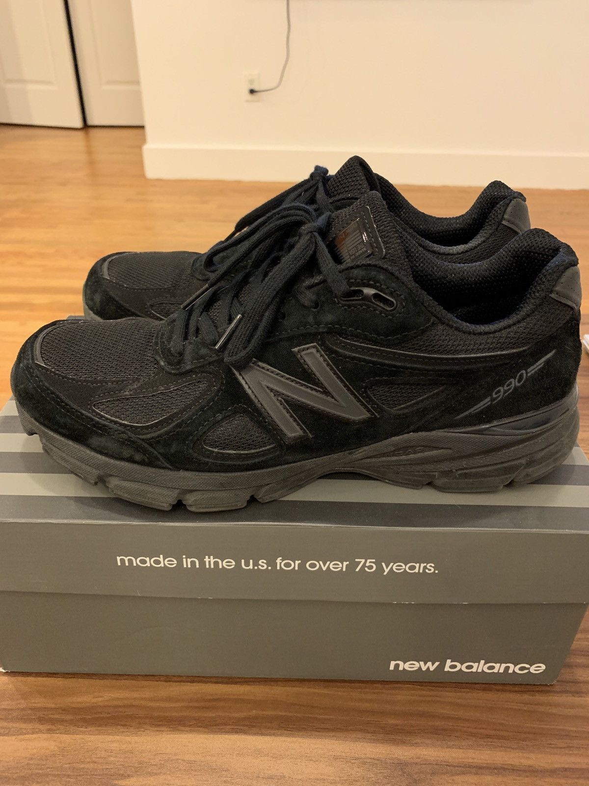 newbalance 990 v4 triple black - スニーカー