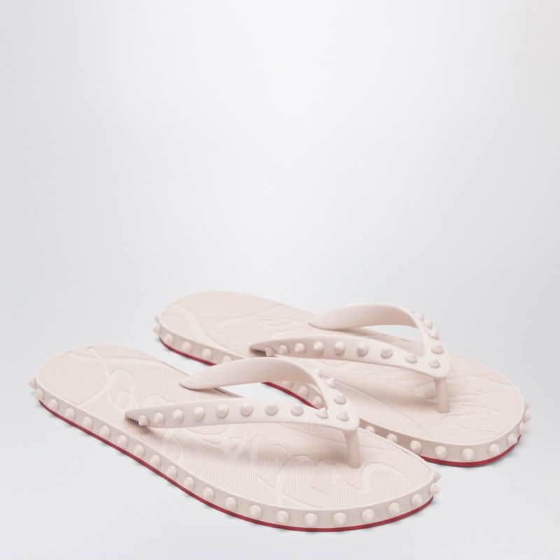 Christian Louboutin Christian Louboutin Super Loubi Flip-Flops Milk Coloured Size US 9 / IT 39 - 2 Thumbnail