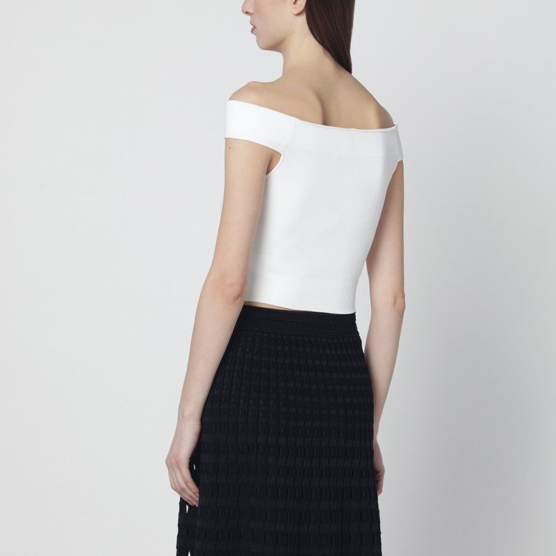 Simkhai Simkhai White Rayon-Blend Top Size S / US 4 / IT 40 - 2 Thumbnail