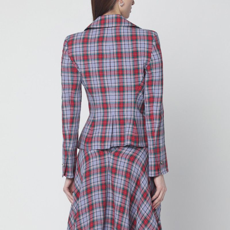 Vivienne Westwood Vivienne Westwood Drunken Jacket With Tartan Pattern Size S / US 4 / IT 40 - 2 Thumbnail