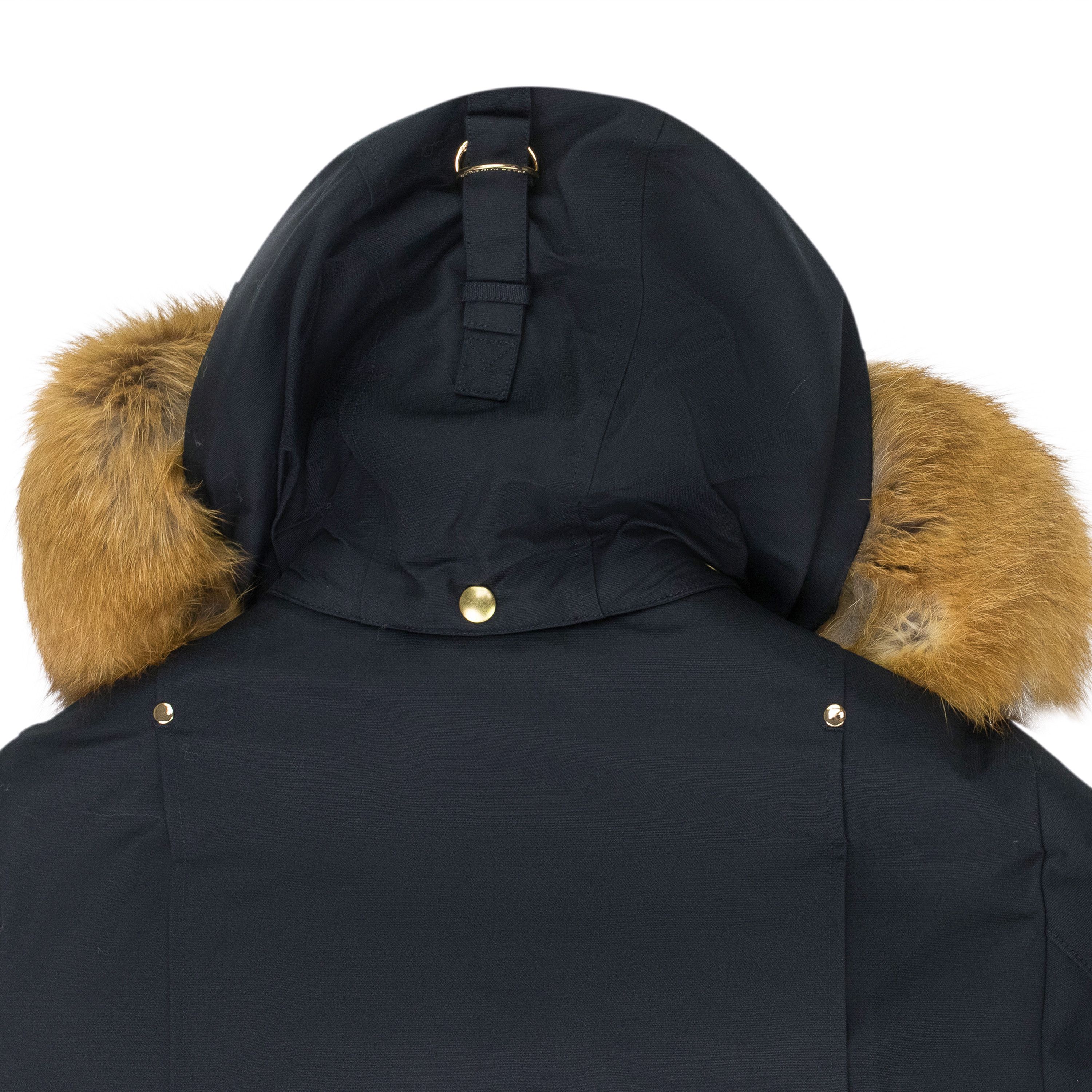 Moose Knuckles Navy / Gold Stag Lake Parka SIZE S