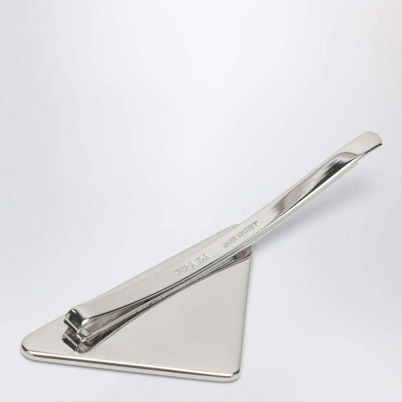 Prada Prada Black Hair Clip With Logo Size ONE SIZE - 2 Thumbnail