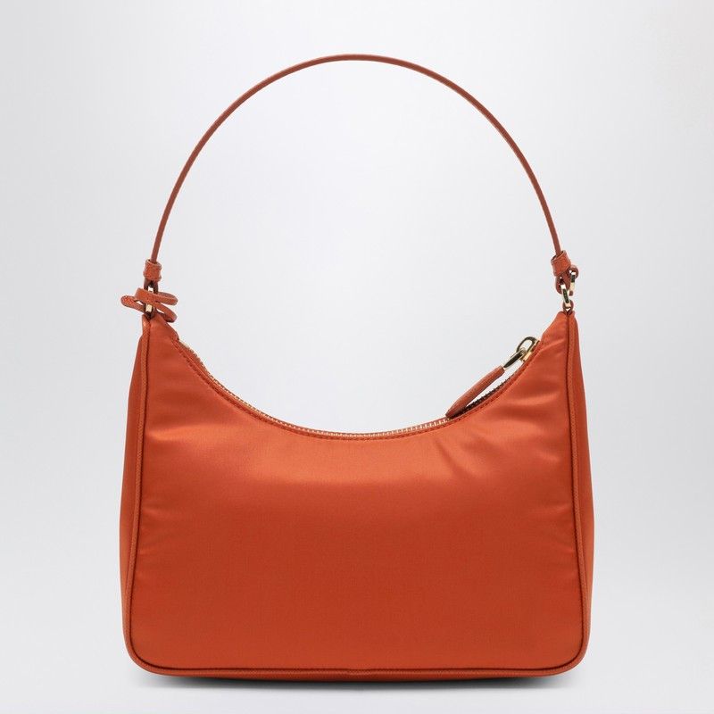 Prada Prada Re-Edition 2005 Mini Bag In Papaya-Colored Re-Nylon And Saffiano Leather Size ONE SIZE - 2 Thumbnail