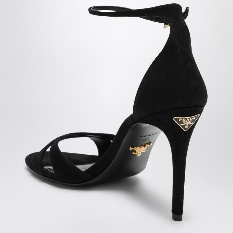 Prada Prada Black Velvet Pumps Size US 9 / IT 39 - 2 Thumbnail