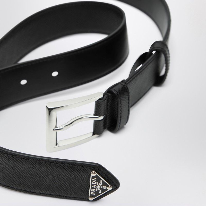 Prada Prada Black Saffiano Belt Size ONE SIZE - 2 Thumbnail