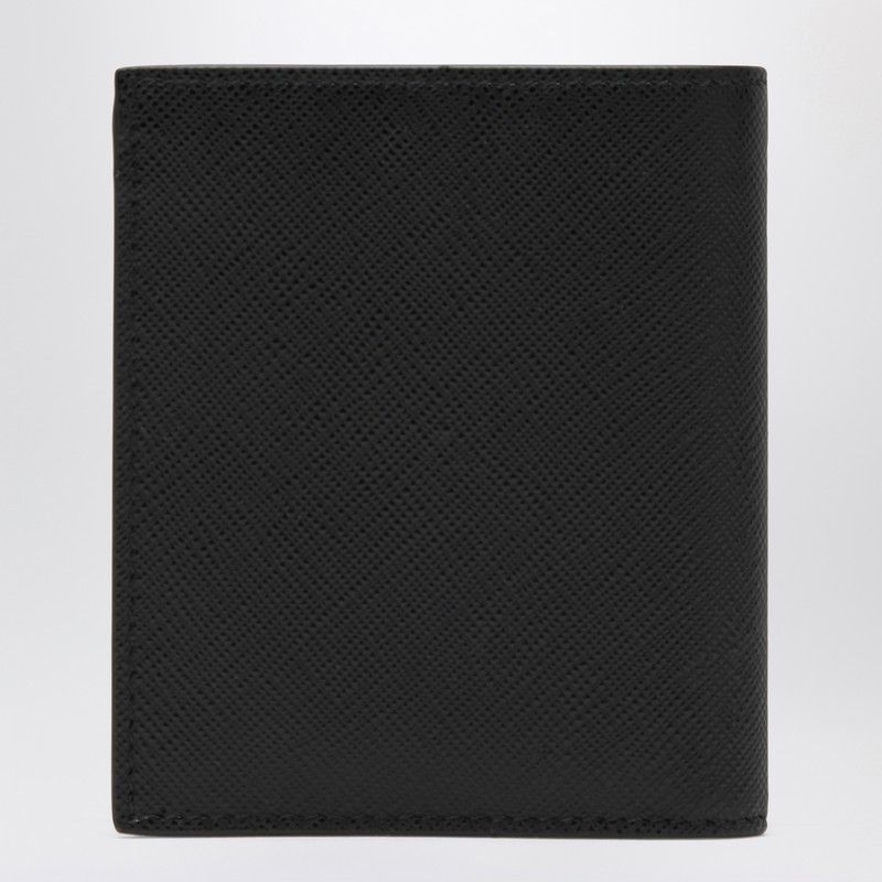 Prada Prada Small Black Wallet In Saffiano Size ONE SIZE - 2 Thumbnail
