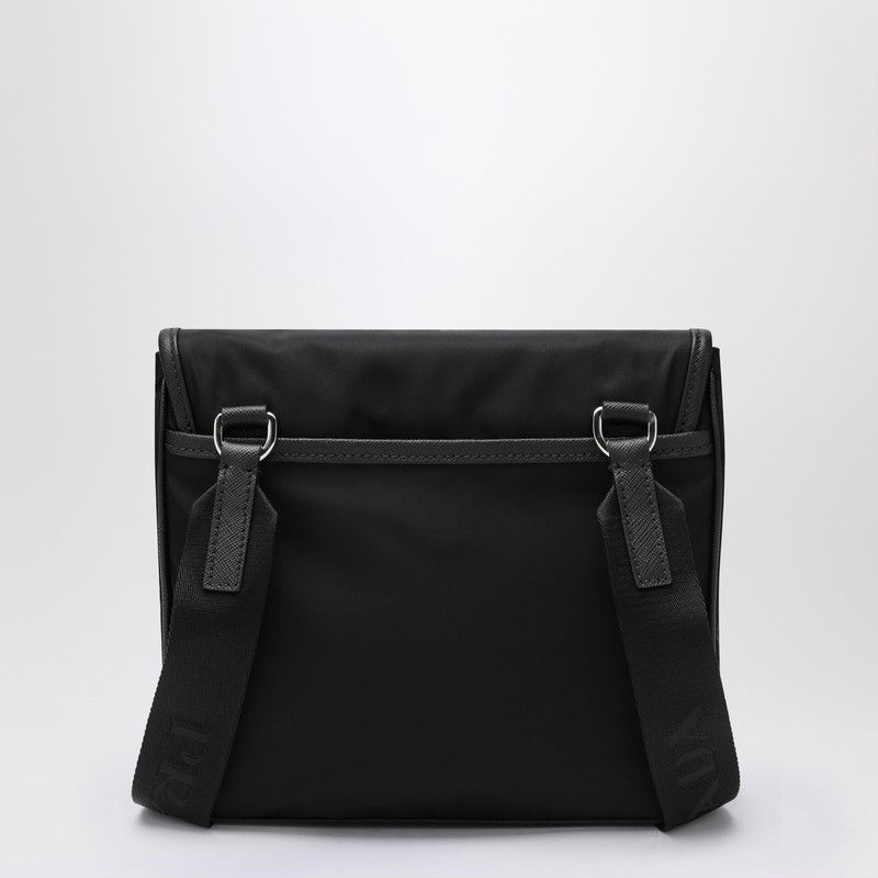 Prada Prada Shoulder Bag In Re-Nylon And Black Saffiano Size ONE SIZE - 2 Thumbnail