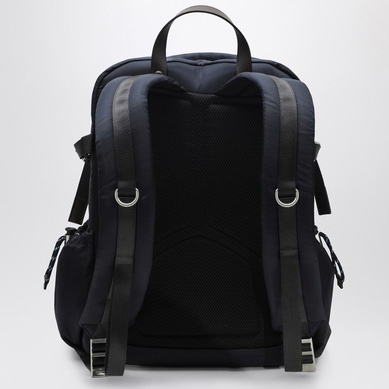 Prada Prada Blue Re-Nylon And Leather Speedrock Backpack Size ONE SIZE - 2 Thumbnail