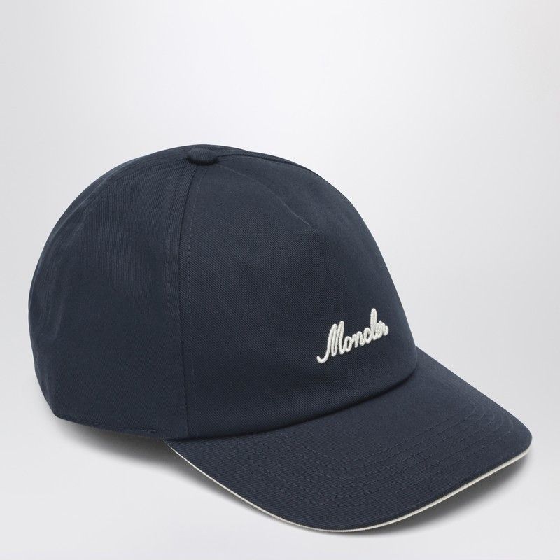 Moncler Moncler Navy Baseball Cap With Embroidered Logo Size ONE SIZE - 2 Thumbnail