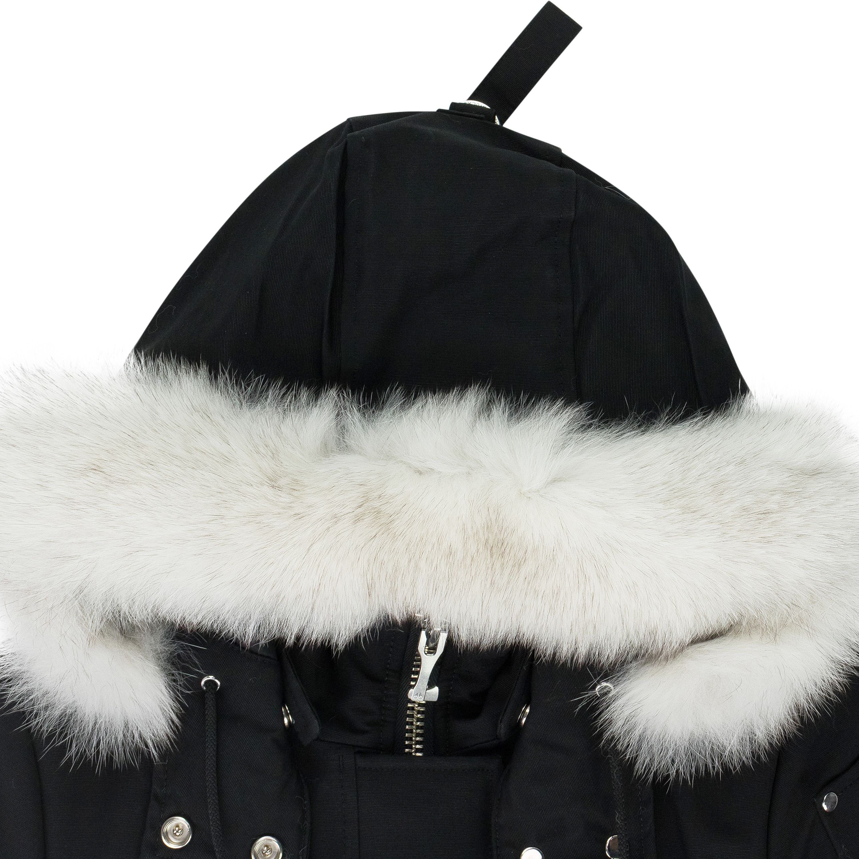 Moose Knuckles Black / Natural Stirling Parka SIZE XS