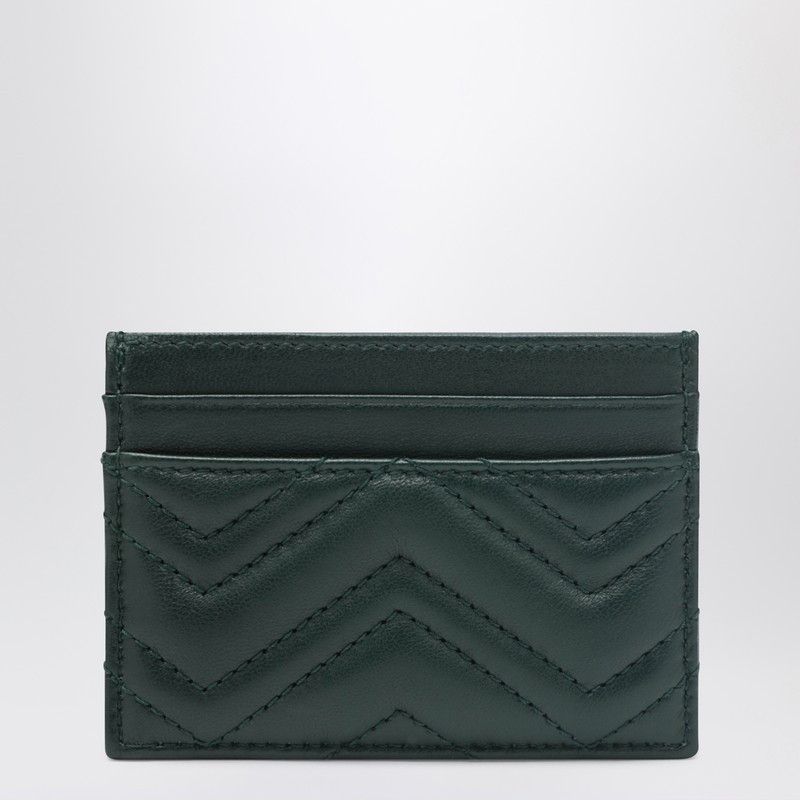 Gucci Gucci Black Gg Marmont Card Holder Size ONE SIZE - 2 Thumbnail