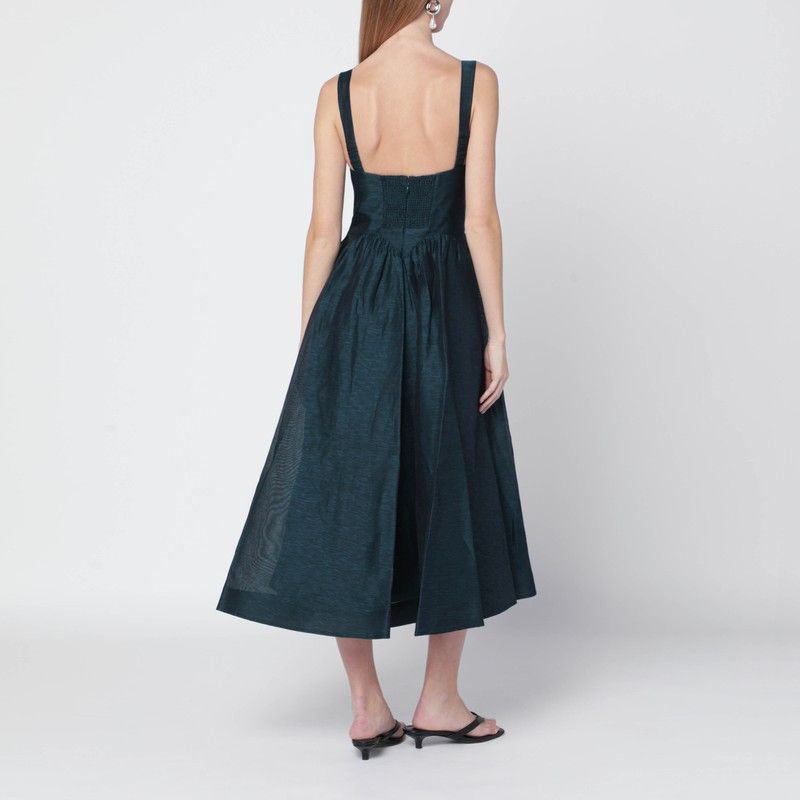 Zimmermann Zimmermann Rebellion Draped Midi Dress Size M / US 6-8 / IT 42-44 - 2 Thumbnail