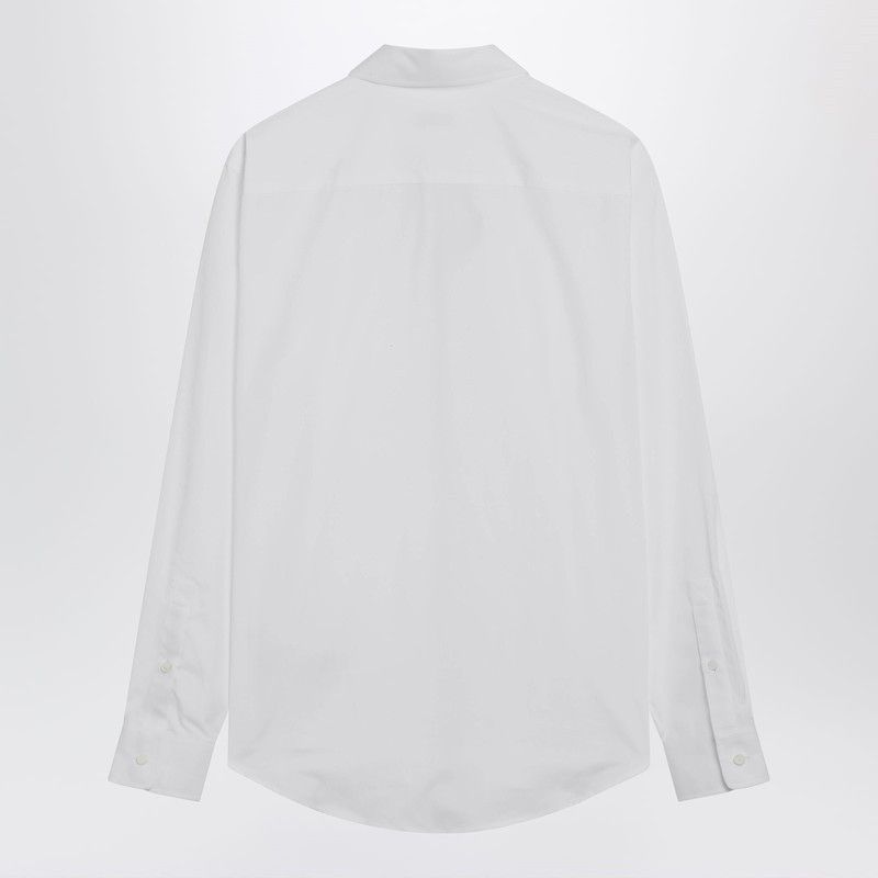 Burberry Burberry White Cotton Poplin Shirt Size US M / EU 48-50 / 2 - 2 Thumbnail