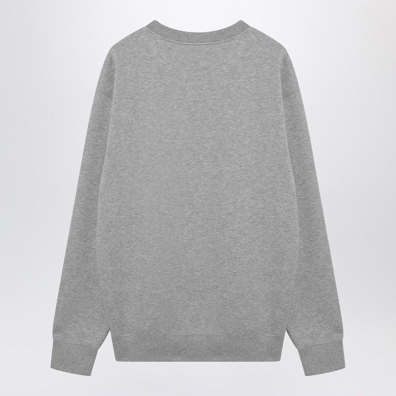 Gucci Gucci Grey Cotton Jersey Sweatshirt With Logo Print Size US M / EU 48-50 / 2 - 2 Thumbnail