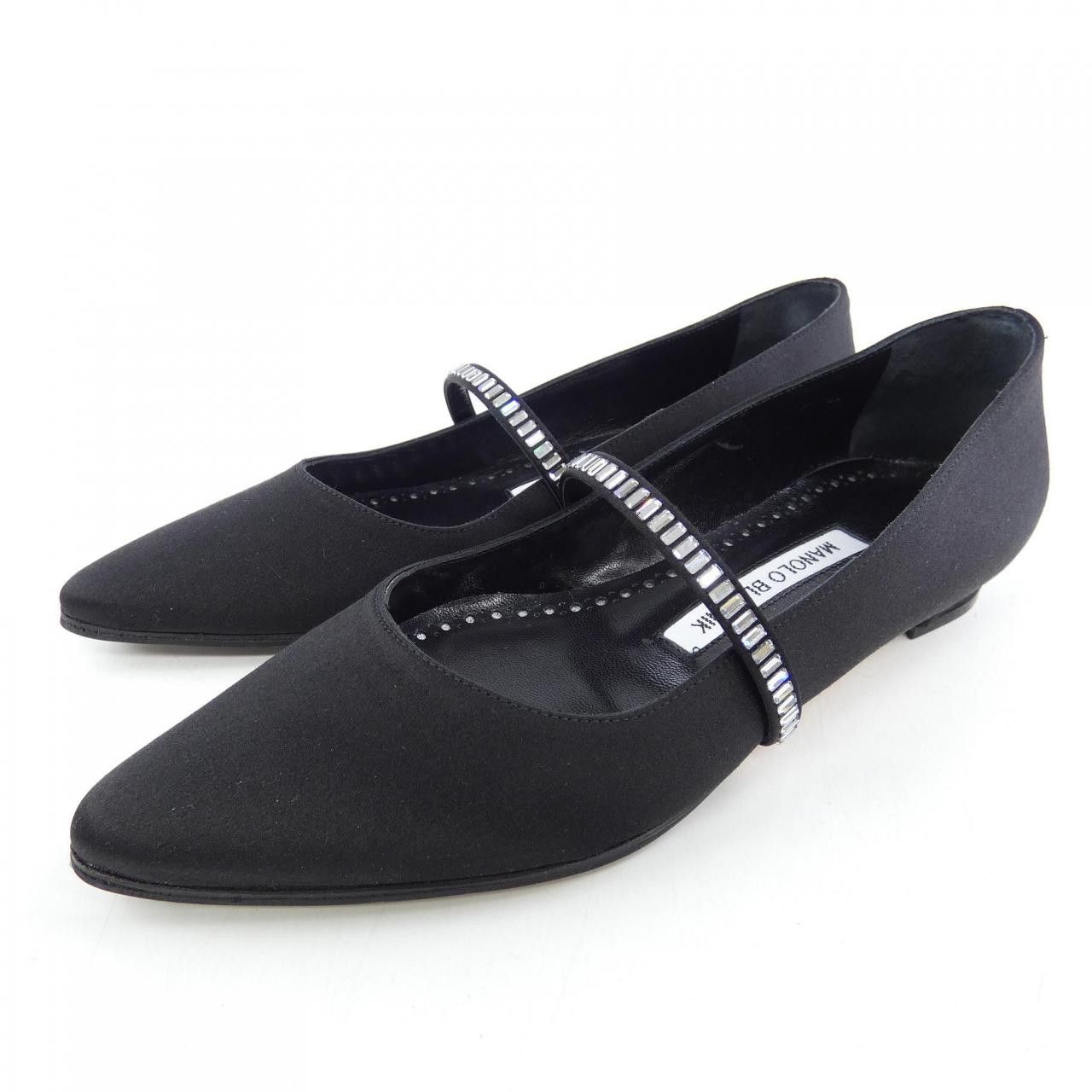 Manolo Blahnik Manolo Blahnik Manolo Blahnik Flat Shoes Leather Shoes DUTY FREE for USA Size ONE SIZE - 3 Thumbnail