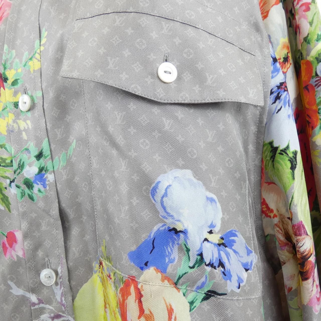Louis Vuitton Louis Vuitton Louis Vuitton FNTO88SR8 Silk Shirt Others Dress Shirt FNTO88SR8 DUTY FREE for USA Size ONE SIZE - 6 Thumbnail