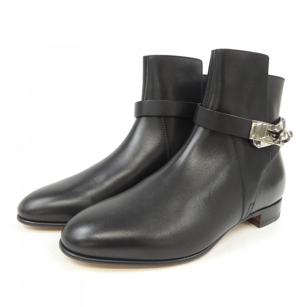 Hermes Hermes Hermes Neo Kelly Buckle Calf Boots Leather Shoes DUTY FREE for USA Size ONE SIZE - 3 Thumbnail