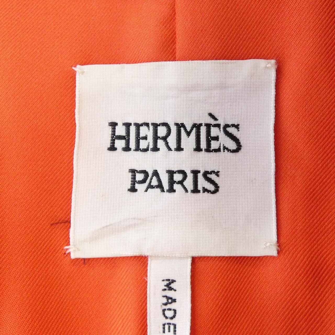 Hermes Hermes Hermès 46-7003 Sheepskin Leather Jacket Leather Outerwear DUTY FREE for USA Size ONE SIZE - 5 Thumbnail