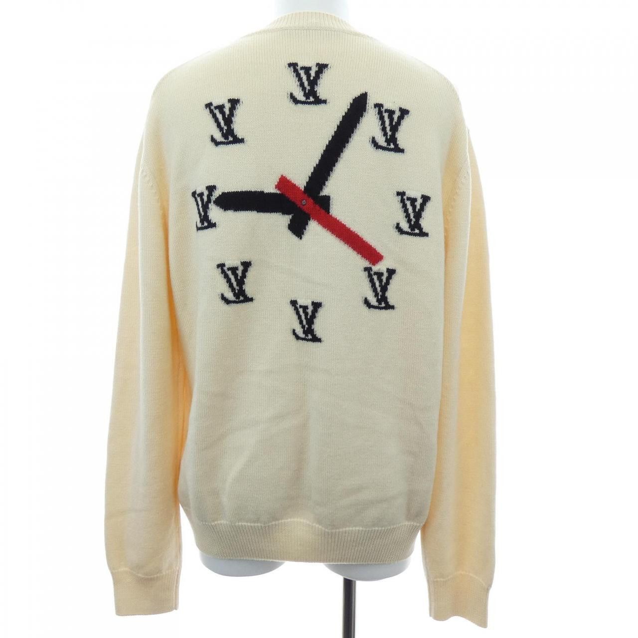 Louis Vuitton Louis Vuitton Louis Vuitton Clock Intarsia Pullover Knit Others Tops HKN78WZLL DUTY FREE for USA Size ONE SIZE - 2 Thumbnail