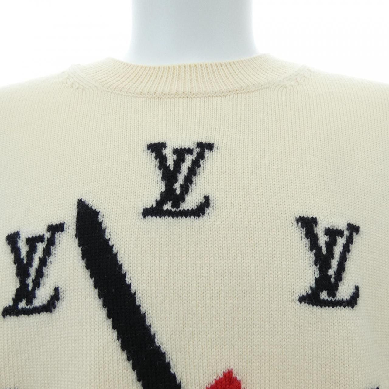 Louis Vuitton Louis Vuitton Louis Vuitton Clock Intarsia Pullover Knit Others Tops HKN78WZLL DUTY FREE for USA Size ONE SIZE - 5 Thumbnail