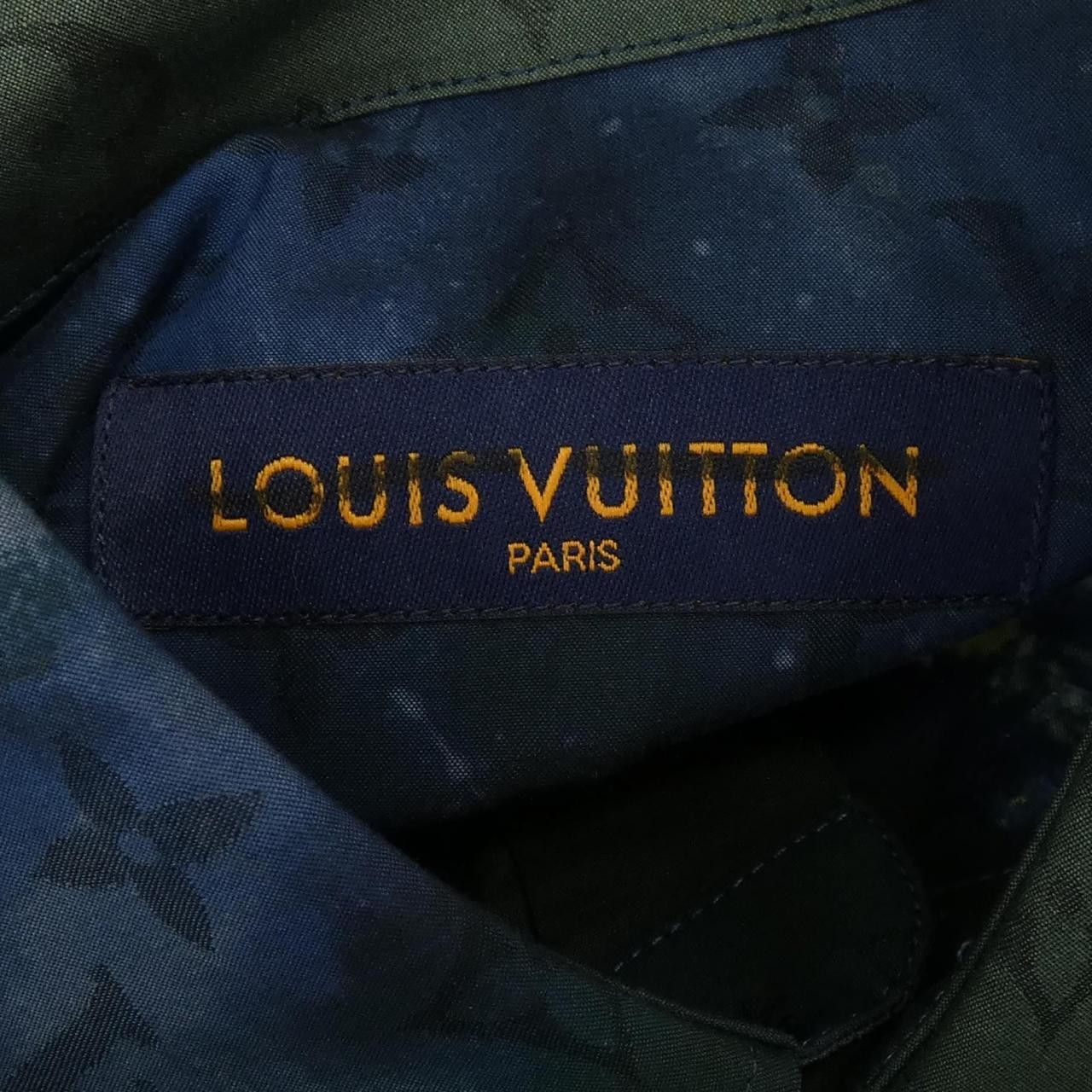 Louis Vuitton Louis Vuitton Louis Vuitton Monogram Tie and Dye Shirt Canvas Tops HLS07WD15 DUTY FREE for USA Size ONE SIZE - 4 Thumbnail