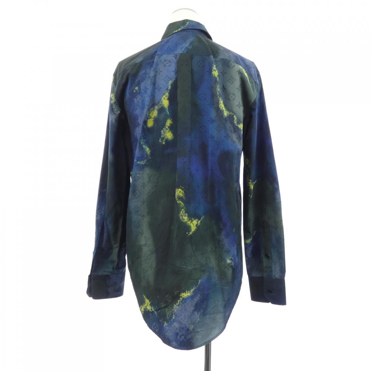 Louis Vuitton Louis Vuitton Louis Vuitton Monogram Tie and Dye Shirt Canvas Tops HLS07WD15 DUTY FREE for USA Size ONE SIZE - 2 Thumbnail