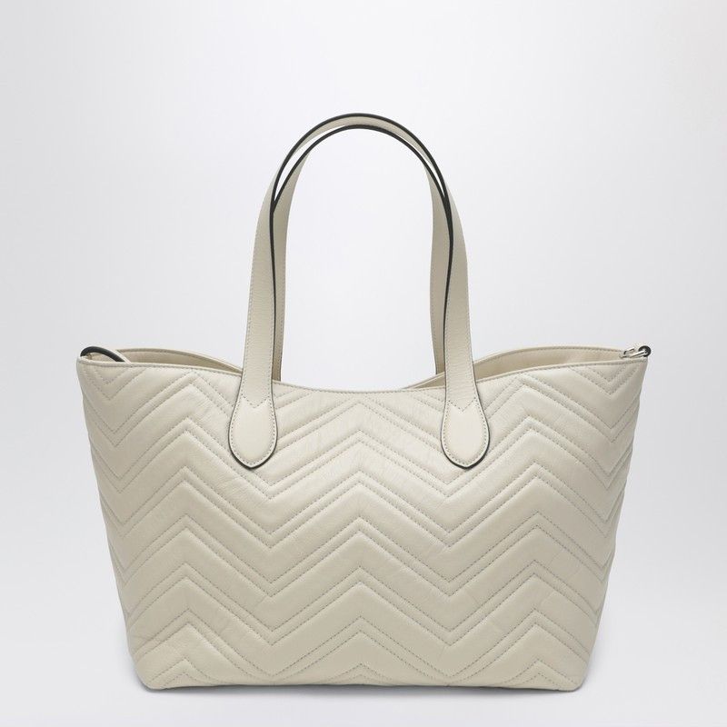 Gucci Gucci Gg Marmont Medium Shopping Bag Ivory Size ONE SIZE - 2 Thumbnail