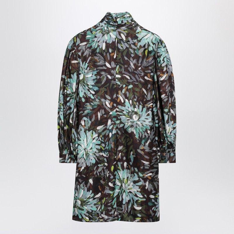 Gucci Gucci Printed Silk Twill Dress Size M / US 6-8 / IT 42-44 - 2 Thumbnail