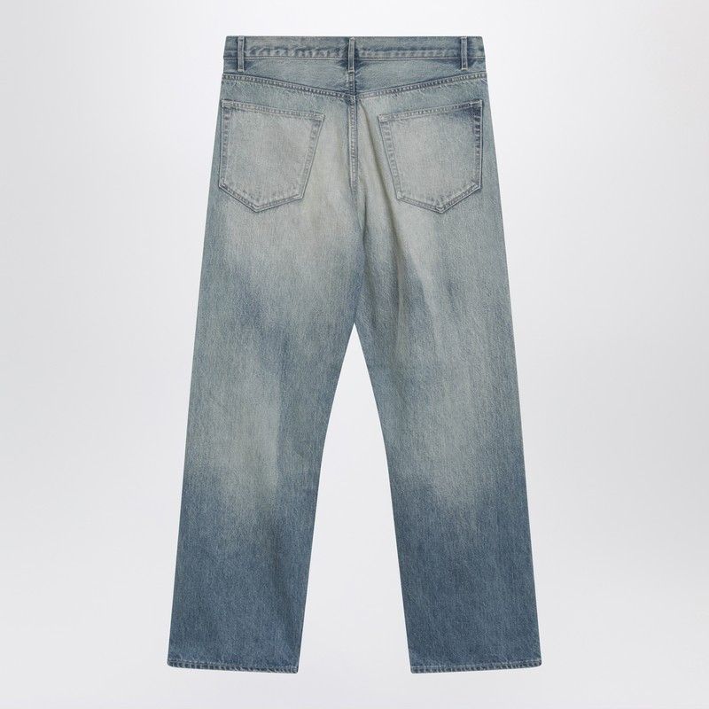 Auralee Auralee Blue Washed-Effect Jeans Size US 32 / EU 48 - 2 Thumbnail