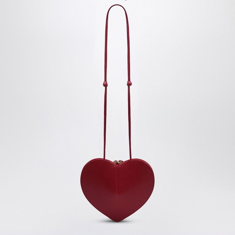 Alaia Alaia Le Coeur Raspberry Suede Leather Bag Size ONE SIZE - 2 Thumbnail