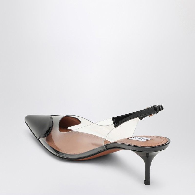 Alaia Alaia Le Coeur Black Patent Leather Slingback Size US 8 / IT 38 - 2 Thumbnail