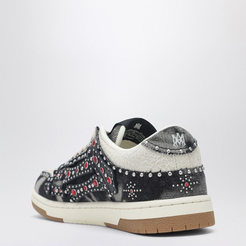 Amiri Amiri Skel Top Low Sneakers With Studs Size US 7 / EU 40 - 2 Thumbnail