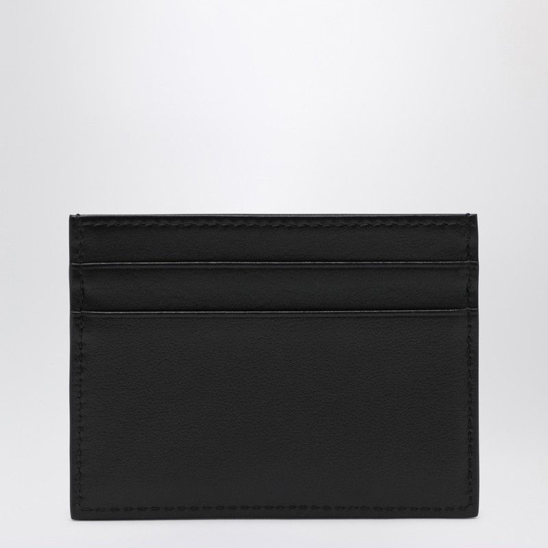 Dolce & Gabbana Dolce&Gabbana Black Leather Card Holder With Logo Tag Size ONE SIZE - 2 Thumbnail