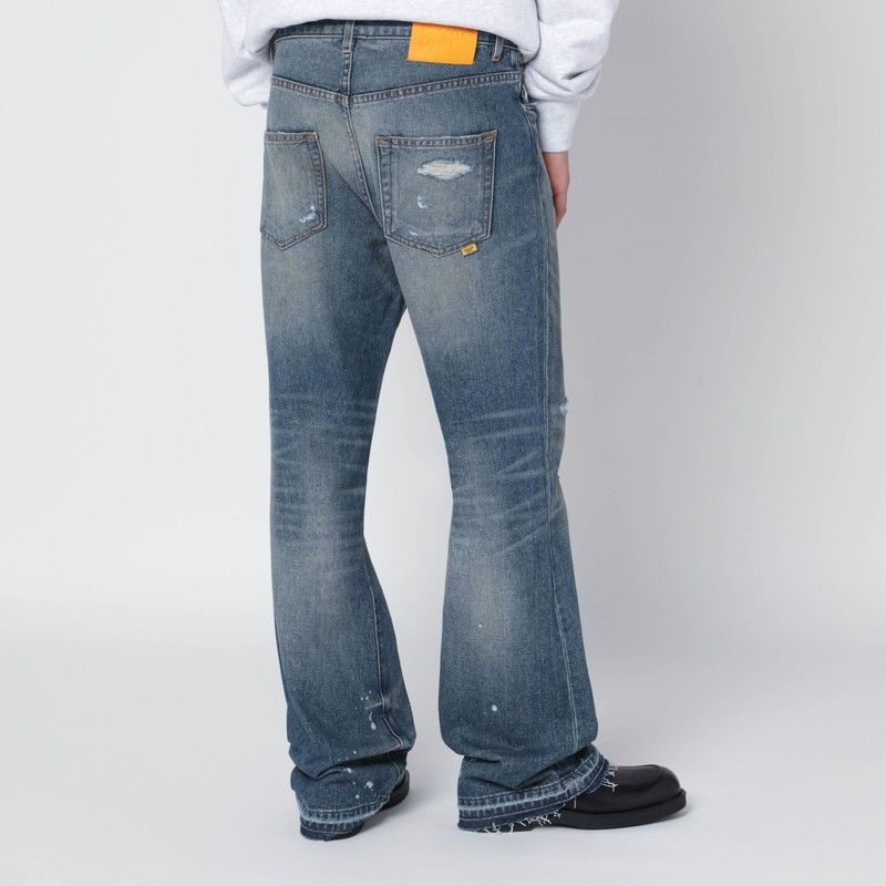 Gallery Dept. Gallery Dept. Faded Indigo Jeans With Rips Size US 34 / EU 50 - 2 Thumbnail