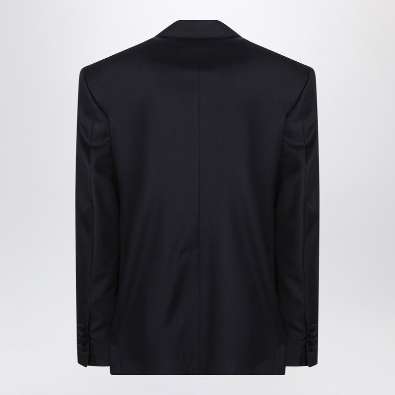 Dolce & Gabbana Dolce&Gabbana Dark Navy Wool Single-Breasted Jacket Size US S / EU 44-46 / 1 - 2 Thumbnail