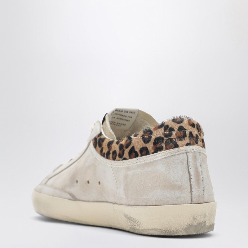 Golden Goose Golden Goose Super-Star Beige Sneakers With Pony Hair Details Size US 11 / IT 41 - 2 Thumbnail