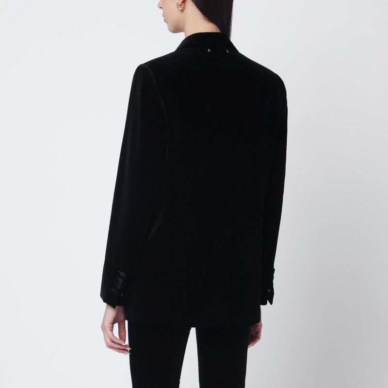 Golden Goose Golden Goose Black Velvet Jacket With Satin Lapels Size M / US 6-8 / IT 42-44 - 2 Thumbnail