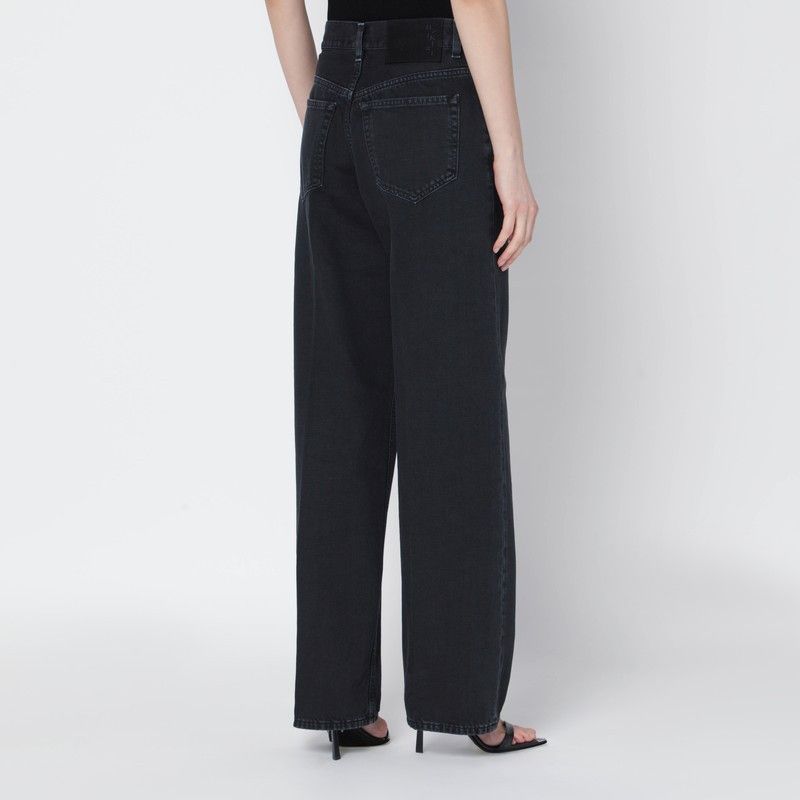 Haikure Haikure Charcoal Wide-Leg Jeans Size 27" / US 4 / IT 40 - 2 Thumbnail