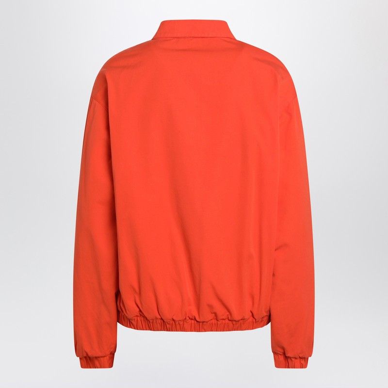 Miu Miu Miu Miu Orange Cotton Blouson With Logo Size S / US 4 / IT 40 - 2 Thumbnail