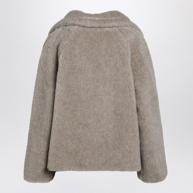 Max Mara Max Mara Sand-Coloured Teddy Coat In Alpaca And Cashmere Size M / US 6-8 / IT 42-44 - 2 Thumbnail