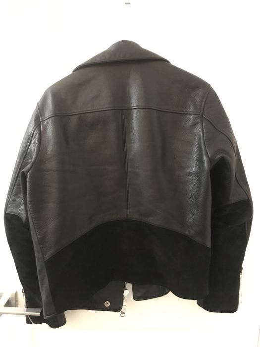 Acne studios axl hot sale leather jacket