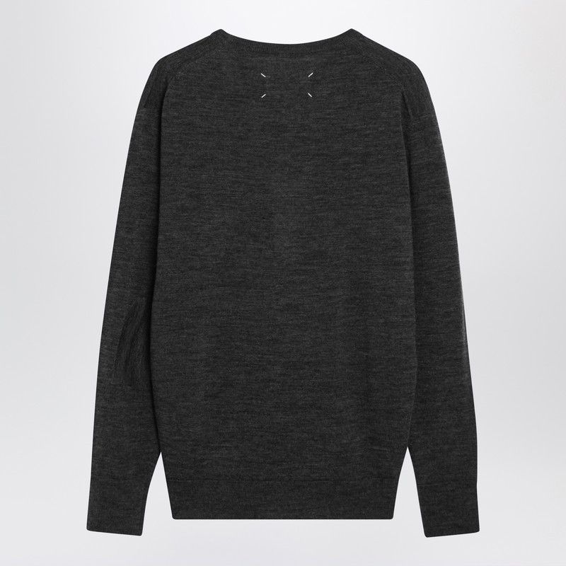 Maison Margiela Maison Margiela Grey Wool-Blend Sweater Size US XL / EU 56 / 4 - 2 Thumbnail