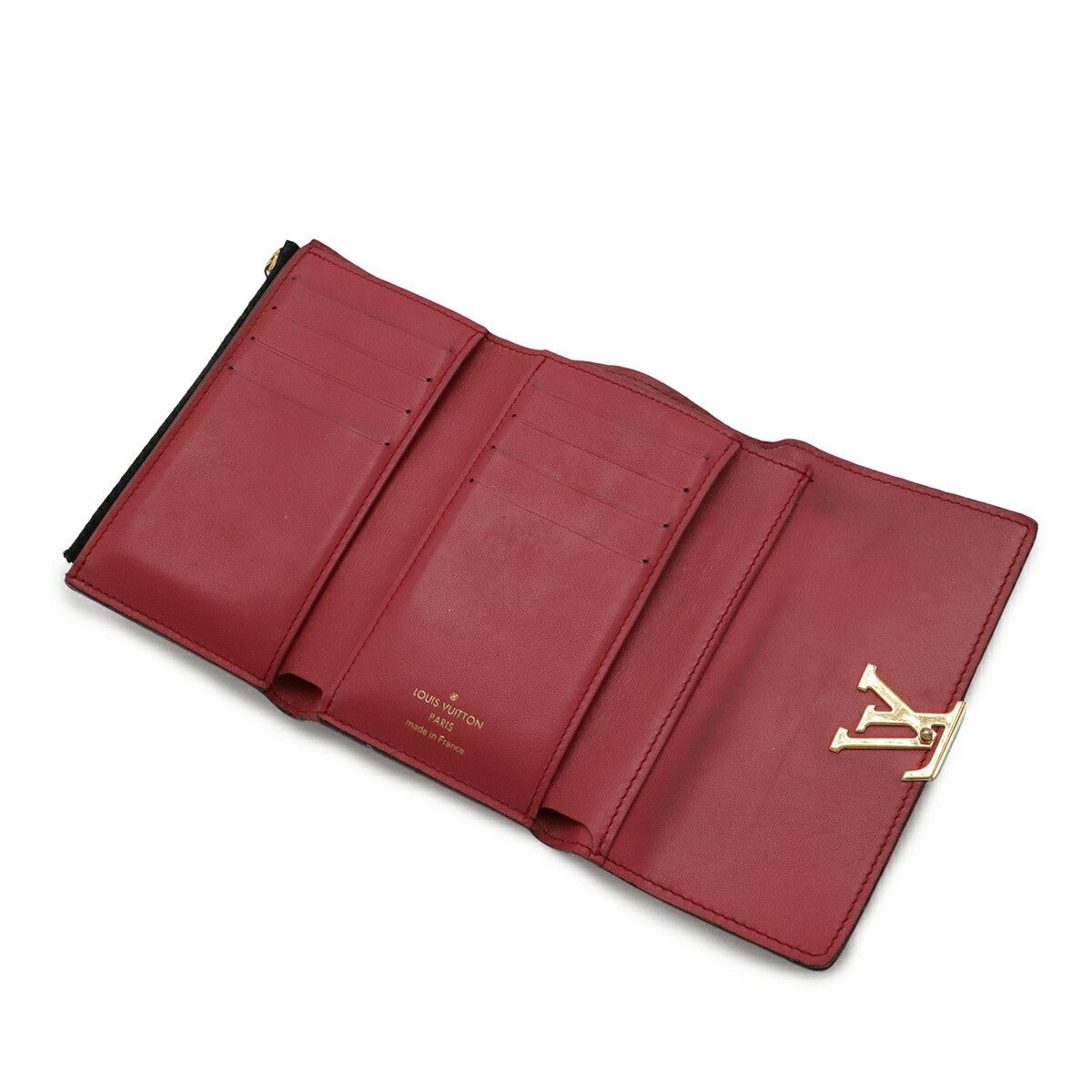 Louis Vuitton Louis Vuitton Louis Vuitton Portefeuille Capucines Taurillon Leather Wallet Leather Short Wallet M62157 DUTY FREE for USA Size ONE SIZE - 5 Thumbnail