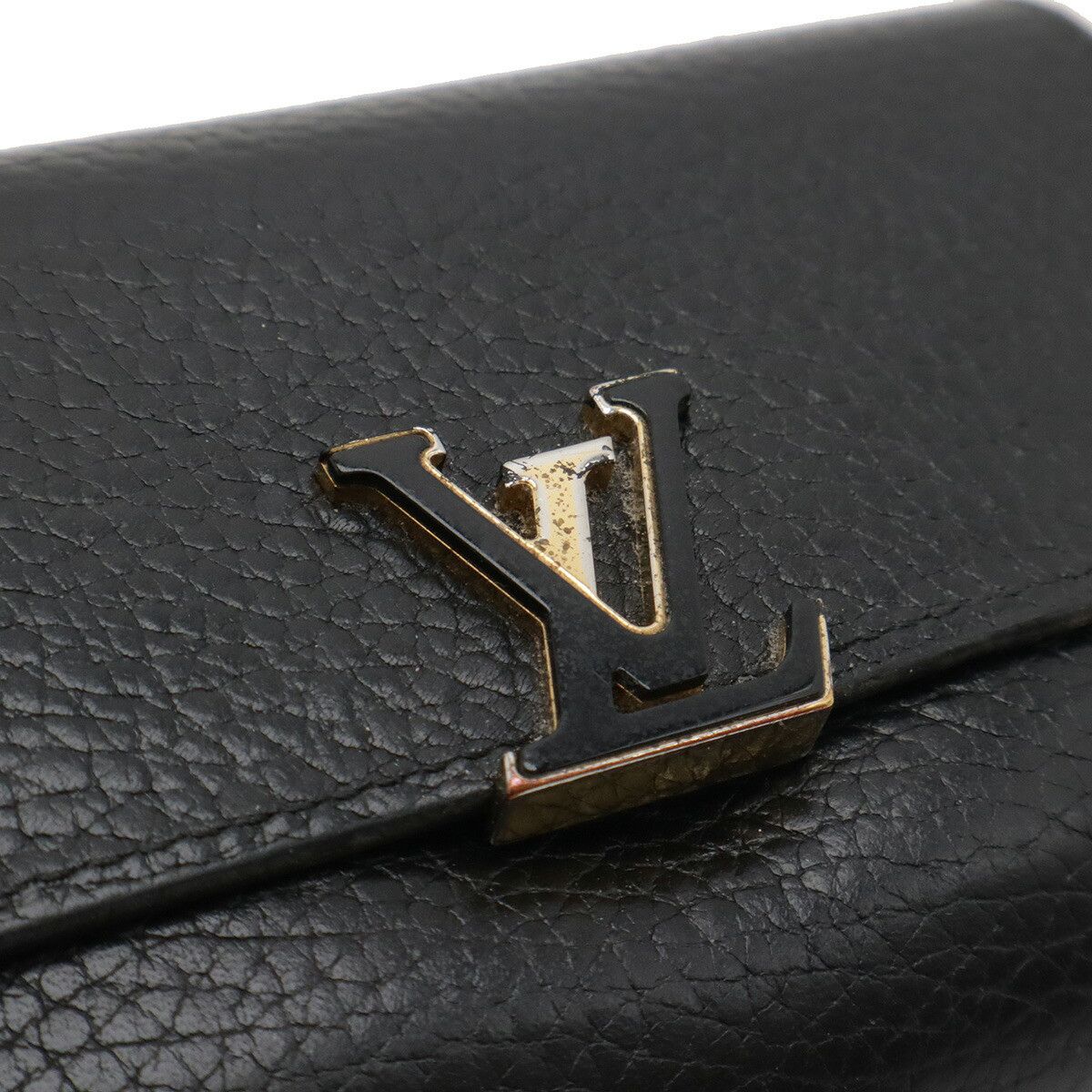 Louis Vuitton Louis Vuitton Louis Vuitton Portefeuille Capucines Taurillon Leather Wallet Leather Short Wallet M62157 DUTY FREE for USA Size ONE SIZE - 4 Thumbnail