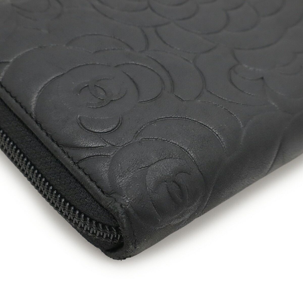 Chanel Chanel Chanel Camellia Lambskin Long Wallet Leather Long Wallet A50085 DUTY FREE for USA Size ONE SIZE - 3 Thumbnail