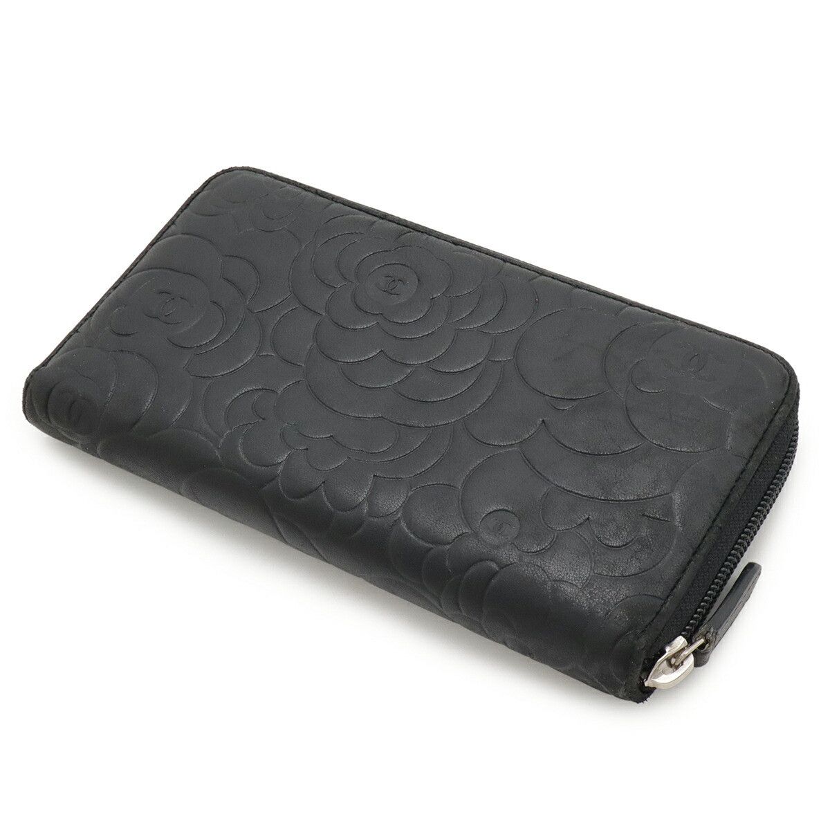 Chanel Chanel Chanel Camellia Lambskin Long Wallet Leather Long Wallet A50085 DUTY FREE for USA Size ONE SIZE - 2 Thumbnail