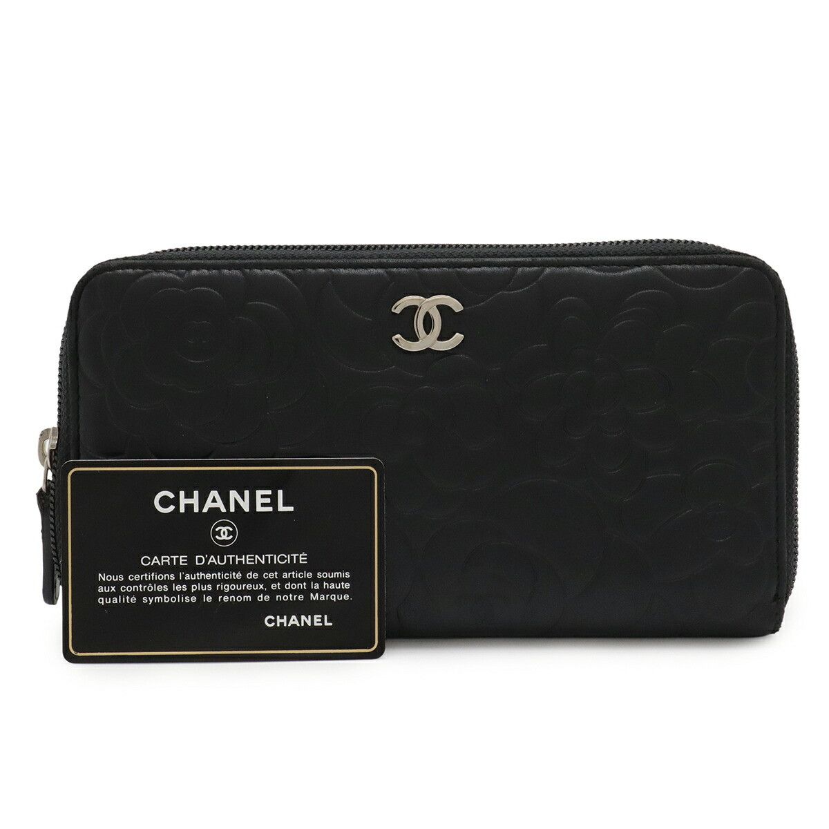 Chanel Chanel Chanel Camellia Lambskin Long Wallet Leather Long Wallet A50085 DUTY FREE for USA Size ONE SIZE - 9 Thumbnail