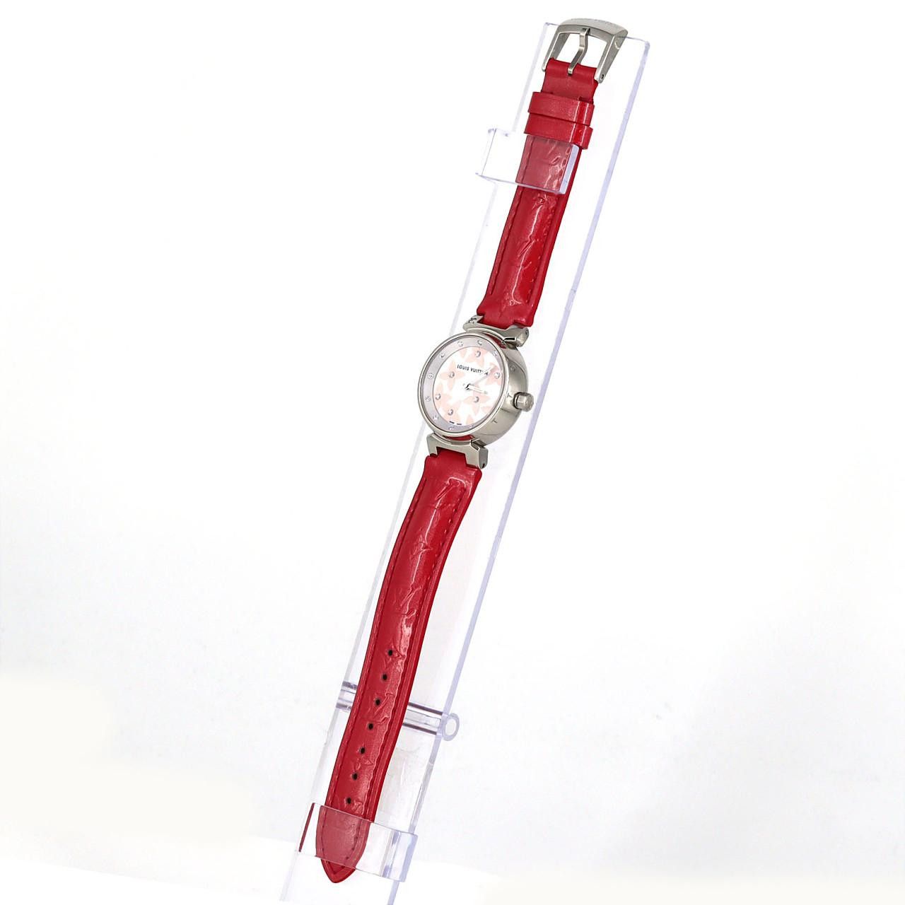 Louis Vuitton Louis Vuitton Louis Vuitton Tambour 12P Stainless Steel Metal Quartz Q121H DUTY FREE for USA Size ONE SIZE - 2 Thumbnail