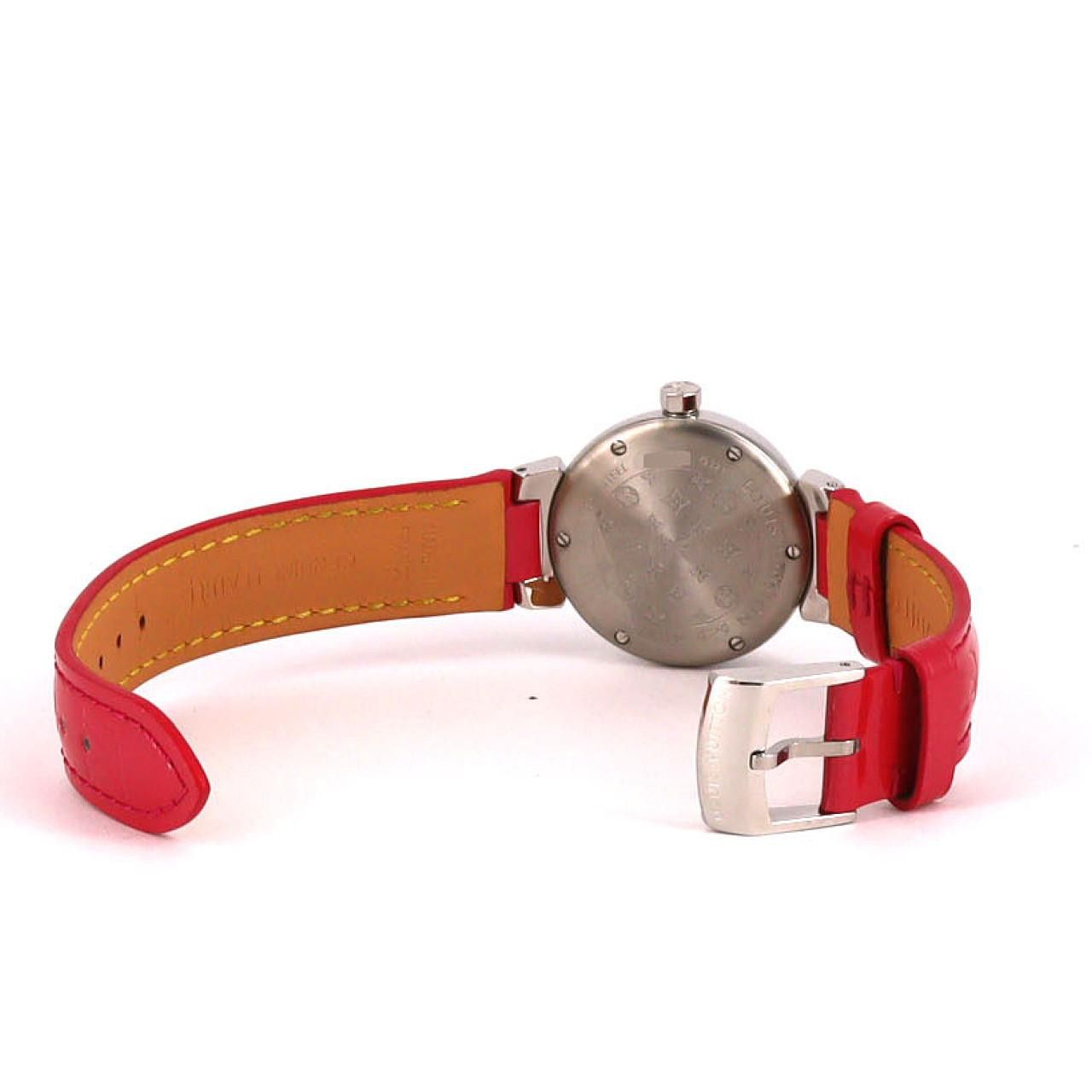 Louis Vuitton Louis Vuitton Louis Vuitton Tambour 12P Stainless Steel Metal Quartz Q121H DUTY FREE for USA Size ONE SIZE - 7 Thumbnail