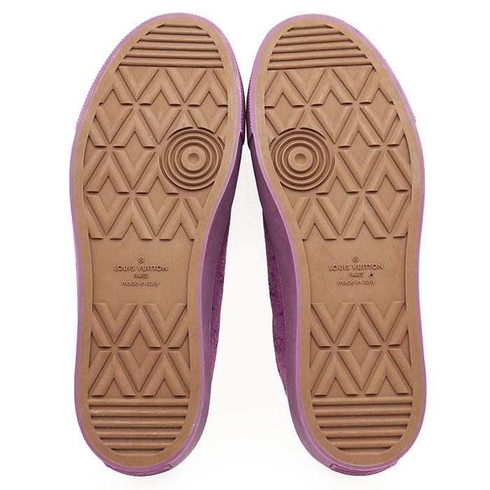 Louis Vuitton Louis Vuitton Louis Vuitton Monogram Leather Canvas Sneakers Leather Shoes DUTY FREE for USA Size ONE SIZE - 9 Thumbnail
